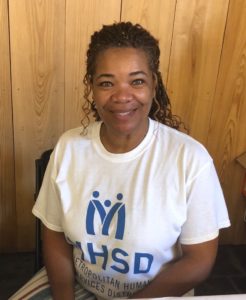 Sanquinette Haynes in white MHSD shirt