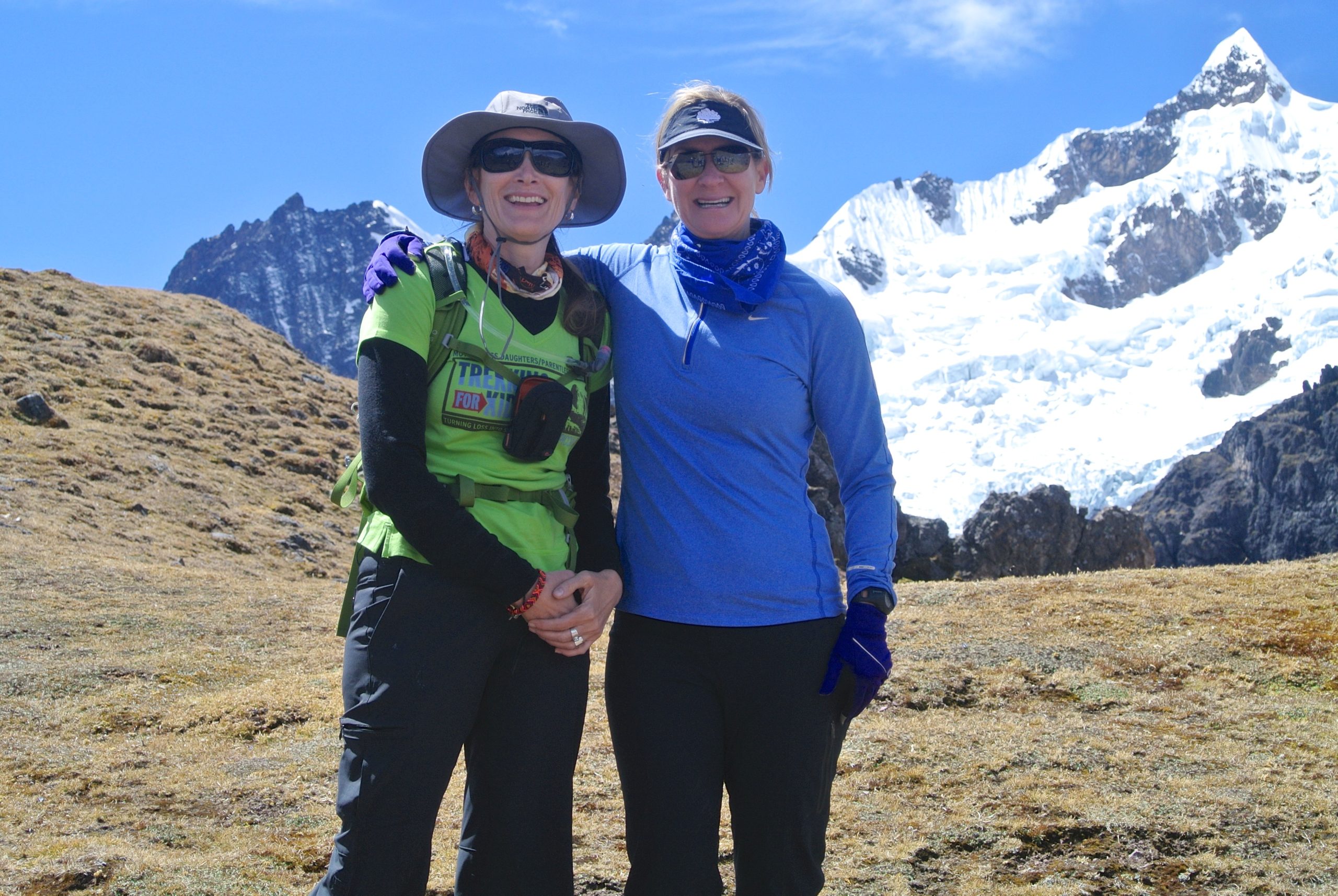 Allison Durant, LPC, and Hope Edelman in Peru 